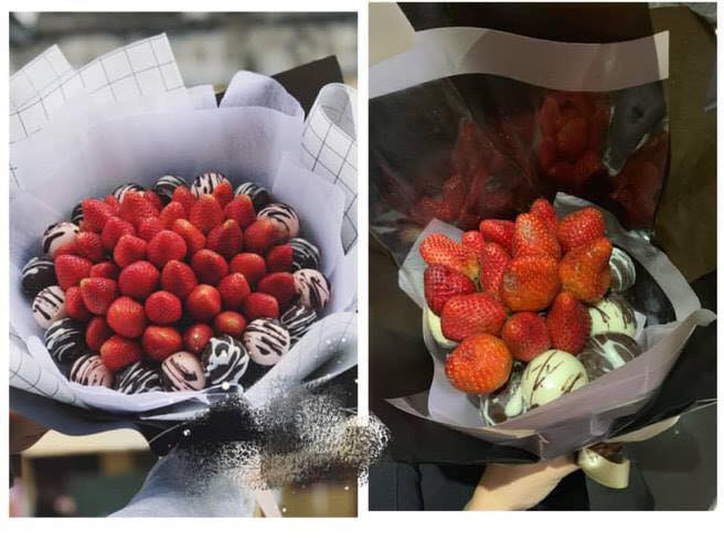 Không chỉ một mà nhiều "khổ chủ" lên tiếng khi phải bỏ tiền ra mua phải những món quà bằng hình thức mua hàng online trời ơi đất hỡi trong ngày lễ tình nhân.