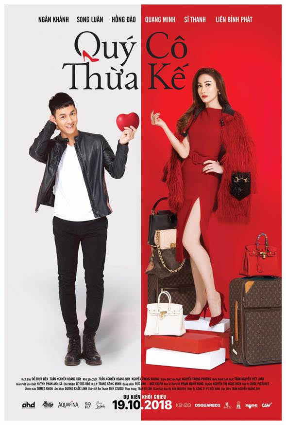 Cùng Ngân Khánh và Song Luân, "Quý cô thừa kế" còn có sự góp mặt của: Liên Bỉnh Phát, Sĩ Thanh...