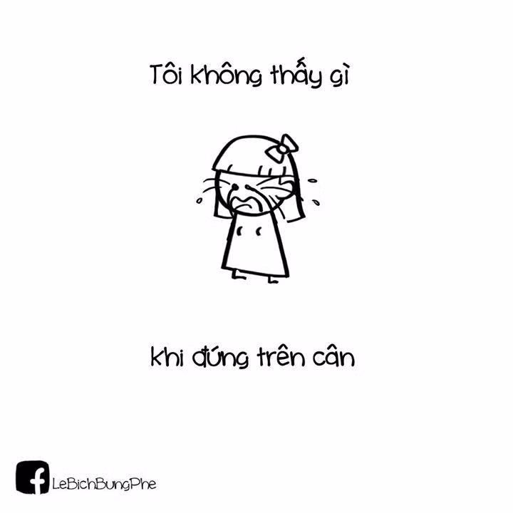 Những người có thân hình "mũm mĩm" thì lại... không thấy gì khi đứng lên cân.