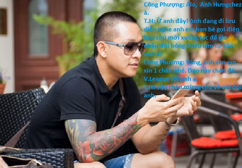 Công Phượng gọi điện xin vào "đội bóng thiếu lâm tự" của Tuấn Hưng.