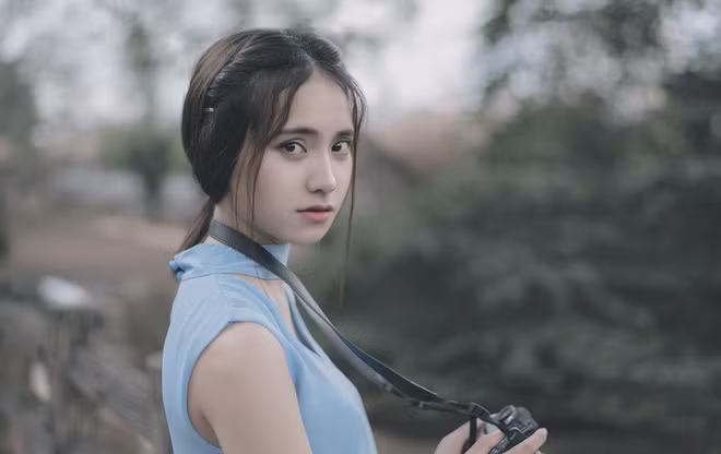 Với lợi thế ngoại hình cùng khuôn mặt lai Tây của mình, Ngọc Nhi hứa hẹn sẽ là làm nên chuyện trong tương lai không xa. Ảnh trong bài: Facebook nhân vật.