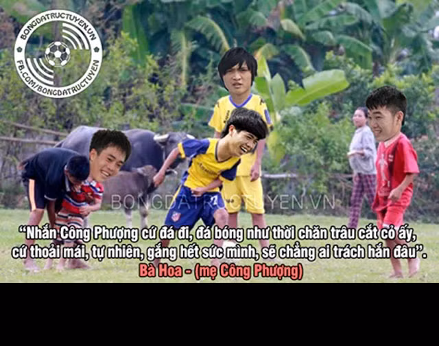 Trước khi lên đường sang Malaysia, bác Hoa là mẹ của Công Phượng đã gửi lời nhắn nhủ đến cậu con trai của mình.