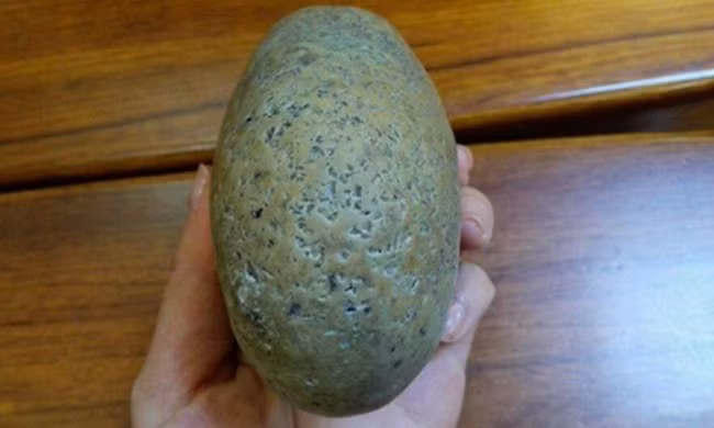 Anh Peng (Vân Nam, Trung Quốc) sở hữu một hòn đá có hình dáng giống hệt quả trứng. Anh Peng đưa đi kiểm nghiệm. Chuyên gia xác định đây là một khối thiên thạch rơi xuống hơn 100 triệu năm trước.