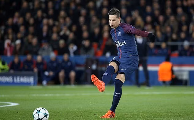 Liverpool nhập cuộc tranh Draxler: Theo tin chuyển nhượng bóng đá mới nhất được tiết lộ từ tờ L'Equipe, ban lãnh đạo Liverpool đã đưa ra lời đề nghị đến PSG về trường hợp của tiền vệ chạy cánh Julian Draxler. Ảnh: L'Equipe
