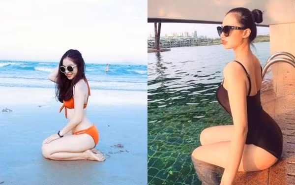 Đầu tiên, Thảo Mi rõ ràng có ngoại hình nóng bỏng hơn Nhật Lê. Hot girl Sài Thành sở hữu đôi chân dài miên man cùng thần thái sang chảnh.