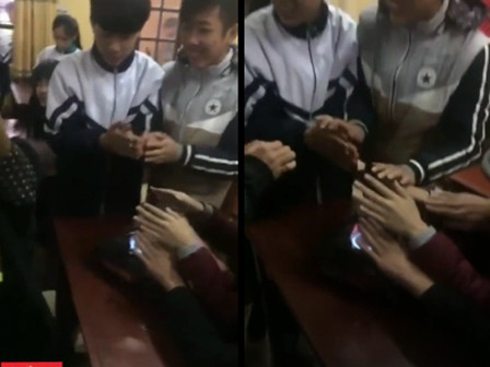 Thời gian vừa qua, nhiệt độ tại các tỉnh miền Bắc giảm mạnh, dao động khoảng từ 10 - 14 độ C, có những nơi đỉnh điểm như Sa Pa đã có lúc xuống tới -7 độ C. Chính vì việc này, nhiều bạn trẻ đã nghĩ ra cách đến lớp sưởi ấm như trùm chăn kín đầu và nguy hiểm hơn là mang bếp gas đến lớp để sưởi ấm.