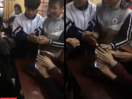 Thời gian vừa qua, nhiệt độ tại các tỉnh miền Bắc giảm mạnh, dao động khoảng từ 10 - 14 độ C, có những nơi đỉnh điểm như Sa Pa đã có lúc xuống tới -7 độ C. Chính vì việc này, nhiều bạn trẻ đã nghĩ ra cách đến lớp sưởi ấm như trùm chăn kín đầu và nguy hiểm hơn là mang bếp gas đến lớp để sưởi ấm.