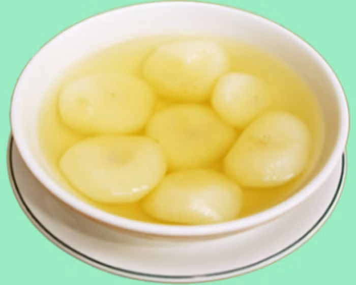 Thanh nhiệt tiêu thũng. Dùng 100g củ năng, 500g nước luộc vịt và 30g đường phèn nếu thành canh ăn hàng ngày. Ảnh: Chenambo. (Thông tin trong bài viết chỉ mang tính chất tham khảo. Trước khi sử dụng bài thuốc, bạn vui lòng hỏi ý kiến bác sĩ).