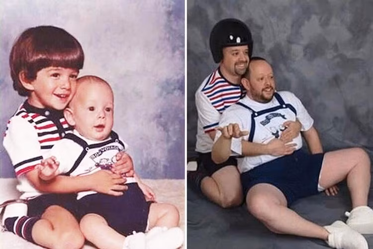 Thậm chí mũ bảo hiểm được tận dụng để tạo kiểu tóc hết sức dễ thương.