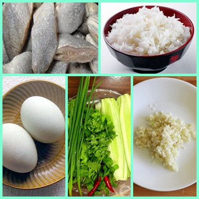 2. Cách 2. Nguyên liệu: Một khúc cá mặn, cơm nguội, trứng gà, bắp cải thái sợi, hành lá, tiêu, bột nêm, đường, dầu ăn, gừng. Cho trứng vào tô cơm cùng với chút xíu muối, hạt nêm rồi trộn đều lên. Ảnh: bikiphay.com.