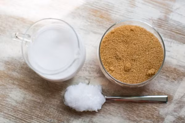 Nguyên liệu: 50ml sữa chua không đường, 5g đường nâu, 1 viên vitamin C tán nhuyễn mịn. Trộn 3 nguyên liệu này với nhau rồi bôi lên da mặt (đã làm sạch), thư giãn 15 - 20 phút, sau đó rửa sạch với nước. Ảnh: lamtrangda.com.vn.