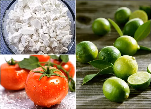 7. Hỗn hợp bột sắn dây, cà chua, nước cốt chanh trị nám và tàn nhang: Thái nhỏ cà chua rồi cho tất cả vào máy xay sinh tố nghiền nhuyễn trong khoảng 1 phút. Tiến hành trộn đều các nguyên liệu trên lại với nhau ra một chiếc bát nhỏ, ta sẽ thu được một hỗn hợp đồng nhất trị nám và tàn nhang. Ảnh: thoibao.today.