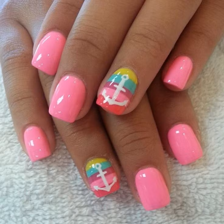 14. Bright The Bite: Màu hồng tươi sáng khá bắt mắt sẽ làm nàng thích thú với bộ móng của mình. Ảnh: DEPplus.vn.