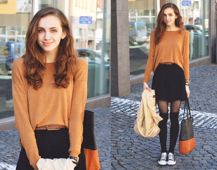 Người mệnh Thổ. Người mệnh này được ưu ái bởi có khá nhiều màu sắc để lựa chọn: Màu vàng nâu là màu của mệnh, màu đỏ, hồng lại sinh cung. Các quý cô mệnh Thổ có thể thỏa sức diện những gam màu sáng nếu da trắng. Nếu làn da ngăm đen thì hãy chọn những tông vàng, nâu để da không bị xỉn màu mà vẫn sang trọng.Ảnh: Gettyimagines.