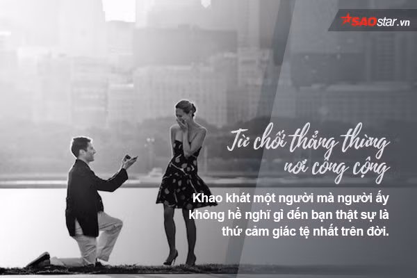 Nhung kieu tu choi pho bien khi yeu mot nguoi khong duoc dap lai