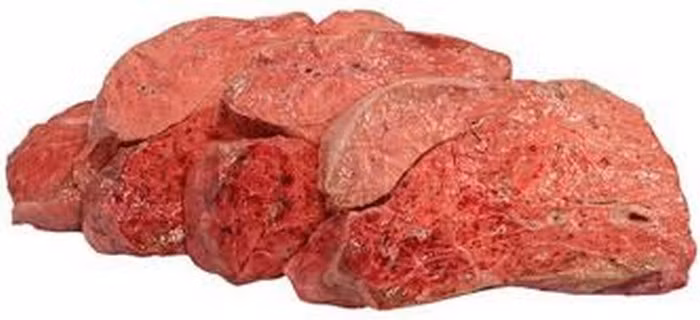 3. Phổi dê. Có vị ngọt tính bình vì thế có tác dụng bổ phế ích khí. Có thể dùng phổi dê chế thành thuốc chữa bệnh viêm loét dạ dày tá tràng. Dùng 1 lá phổi dê, 100g gạo nếp. Phổi dê rửa sạch, thái nhỏ, thêm gạo nấu thành cháo. Khi ăn, múc cháo ra bát, thêm hành, rau thơm và muối vừa ăn. Ảnh: Lalung.