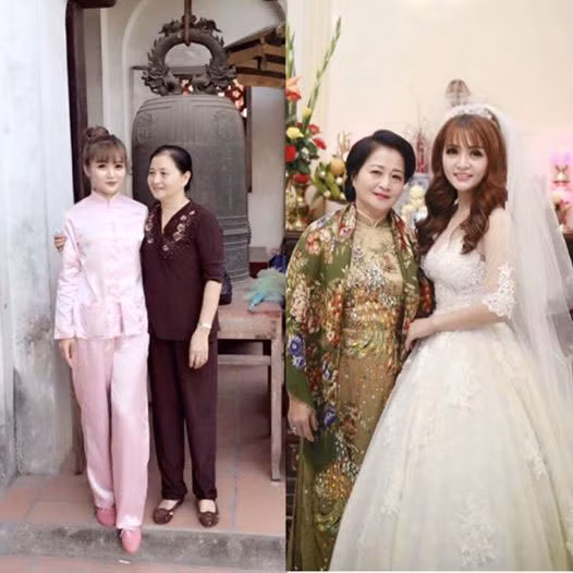 Ngay từ ngày chưa về làm dâu, Ly Ly đã được mẹ chồng tương lai không cho đụng tay vào bất cứ việc gì. Bà rất thương các con, con thích ăn gì là ra tay làm luôn và rất dễ gần, thân thiện, không hề tạo cảm giác phân biệt đối xử. Ảnh: Tiin.vn.