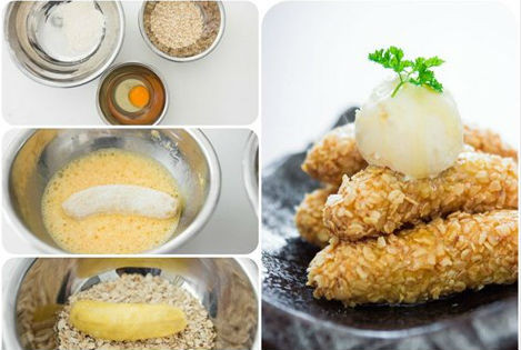 Lót giấy nướng vào khay, bắt bánh to nhỏ tùy thích. Bật lò nướng 180 độ sau 10 phút cho lò nóng, cho bánh vào nướng khoảng 20 - 25 phút, đến khi thấy bánh chuyển sang màu nâu là bánh đã chín. Ảnh: botyenmachnhapkhau.vn.