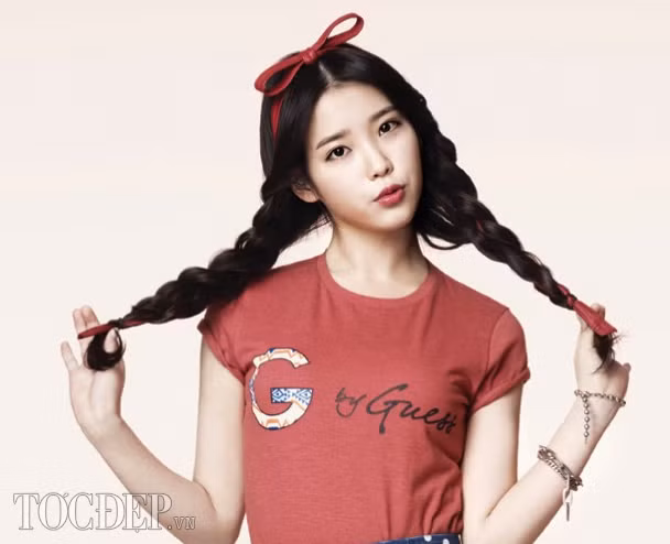 Tết hai bên cũng sẽ đỡ gây đau đầu và khó chịu hơn so với tết một đuôi sam duy nhất, thích hợp để đi ngủ. Ảnh: tocdep.vn.