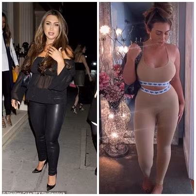 Lauren Goodger. Giáng sinh năm trước, cô người mẫu này đã bị ấn tượng mạnh khi đã xuất hiện với thân hình mi nhon đáng kinh ngạc. Lauren cho biết, cô đã giảm được 25kg nhờ tập gym.