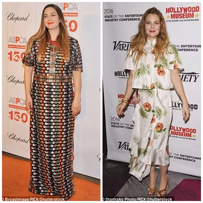 Drew Barrymore. Sao thiên thần của Charlie tiết lộ cô luôn thực hiện chế độ giảm cân ngoạn mục theo phương pháp Kimberly Snyder nhưng vẫn bổ sung vào thực đơn protein như cá và thịt gà để các cơ không bị chảy sệ vì giảm cân.
