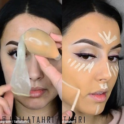 Với cách trang điểm bằng bao cao su, cô Laila nhận thấy, kem nền không bị phí phạm đi chút nào, khác hoàn toàn với dùng miếng mút là kem nền sẽ bị hút vào trong nó và nhả ra khuôn mặt rất ít.