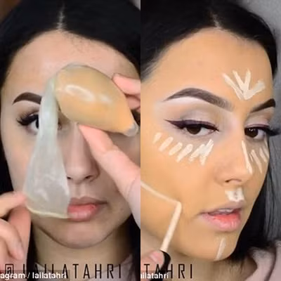 Với cách trang điểm bằng bao cao su, cô Laila nhận thấy, kem nền không bị phí phạm đi chút nào, khác hoàn toàn với dùng miếng mút là kem nền sẽ bị hút vào trong nó và nhả ra khuôn mặt rất ít.