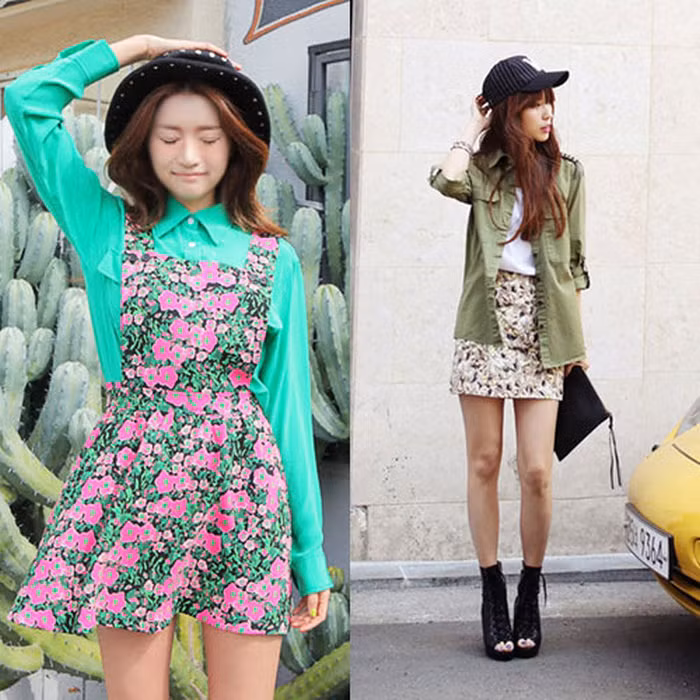 Nếu là một cô nàng cá tính và ưa thích phong cách bụi bặm thì những set đồ layer hoàn toàn phù hợp. Tuy nhiên, trong những ngày nắng nóng, mix đồ layer chuẩn để không thấy rối rắm, luộm thuộm không hề dễ chút nào. Ảnh: Sendo.