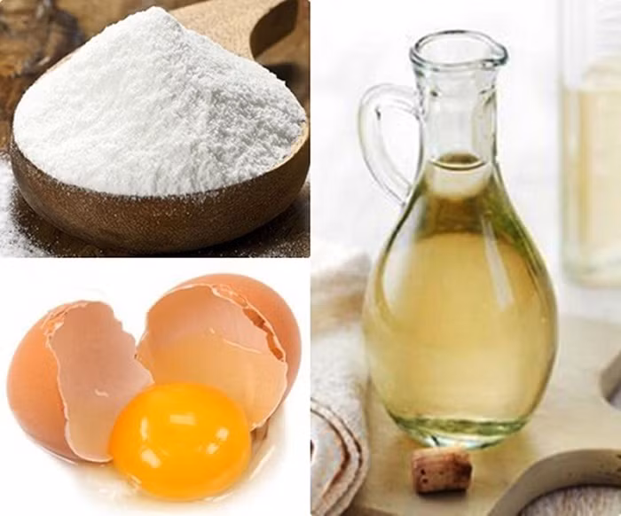 5. Chữa kiết lị. Dùng bột gạo, bột mì mỗi thứ 250g cho vào chảo sao vàng. Khi dùng, cho vào một ít đường khuấy với nước sôi uống. Có thể dùng cả ngày tùy ý. Hoặc dùng 3 quả trứng gà, 150g bột mì, 30ml giấm. Đập trứng gà vào bột mì, nhào thành khối bột, cắt lát nhỏ, dùng giấm rang chín hỗn hợp này, ngày ăn 2 lần cho đến khi lành bệnh. Ảnh: Trietlong.