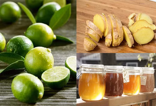 Để nồi gừng trên lửa liu riu trong 1 giờ, sau đó tắt bếp. Lọc gừng qua rây để lấy nước, bỏ xác đi. Lấy 1-2 quả chanh cạo lấy vỏ, còn lại đem vắt lấy nước. Cho đường cùng nước vào nồi đun ở lửa lớn. Liên tục khuấy đều cho đến khi đường tan hết rồi để sôi trong 1 phút. Tắt bếp và để đường nguội. Ảnh: Eva.vn.