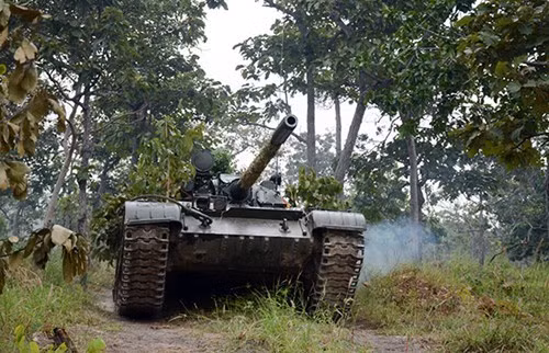 Sau nâng cấp, T-54/55 có thể tăng tốc độ từ 48km/h lên 54km/h. Nguồn ảnh: QĐND