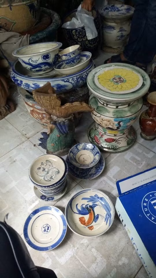 Các loại cổ vật bị thu giữ