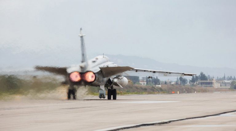 Trước đó, ngày 9/7, Không quân Nga cũng tiến hành đợt không kích dữ dội nhằm vào các căn cứ của nhóm phiến quân ở ngọn đồi xung quanh thị trấn Kabani, phía bắc tỉnh Latakia. Ảnh: Sputnik. 