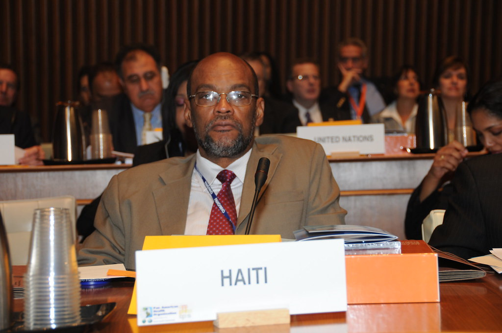 Ông Ariel Henry sinh ngày 6/11/1949, là một chính trị gia và một trong những bác sĩ giải phẫu thần kinh học hàng đầu của Haiti. Ảnh: Flickr.