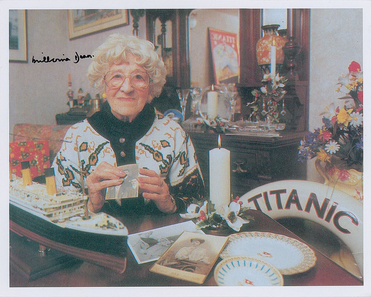 Khi còn sống, bà Millvina không muốn xác tàu Titanic được trục vớt. Bà cho rằng, việc trục vớt xác tàu đắm là hành động kinh khủng gợi nhớ đến thảm kịch kinh hoàng năm xưa.