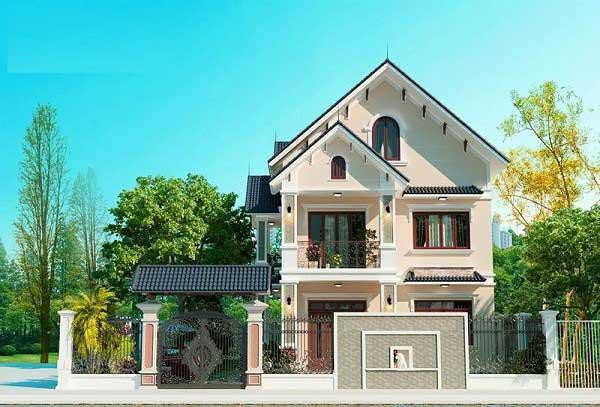 Các tín đồ nhà vườn thì không thể bỏ qua mẫu thiết kế 2 tầng nhưng vẫn mang thiên hướng nhà vườn này.