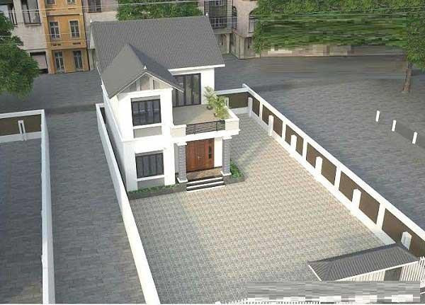 Sở hữa diện tích sân rộng rãi với gạch hoa ốp tạo hiệu ứng sạch sẽ và phô trương sự chất chơi của gia chủ, nâng tầm đẳng cấp.