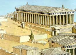 Theo đó, sau khi hoàn thành, ngôi đền Parthenon trở thành công trình bề thế, tráng lệ với nhiều tác phẩm điêu khắc hoành tráng.