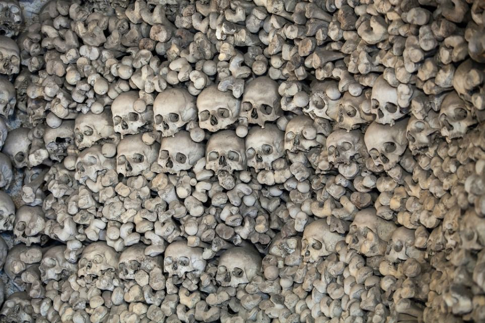 Linh mục Vaclav Tomasek là người sắp xếp hàng ngàn bộ xương trong nhà thờ Kaplica Czaszek. Ông nảy ra ý định trang trí nhà thờ bằng xương người khi tới thăm những ngôi mộ tạm bợ và đài tưởng niệm sơ sài dành cho binh sĩ, thường dân qua đời vì chiến tranh, dịch bệnh.