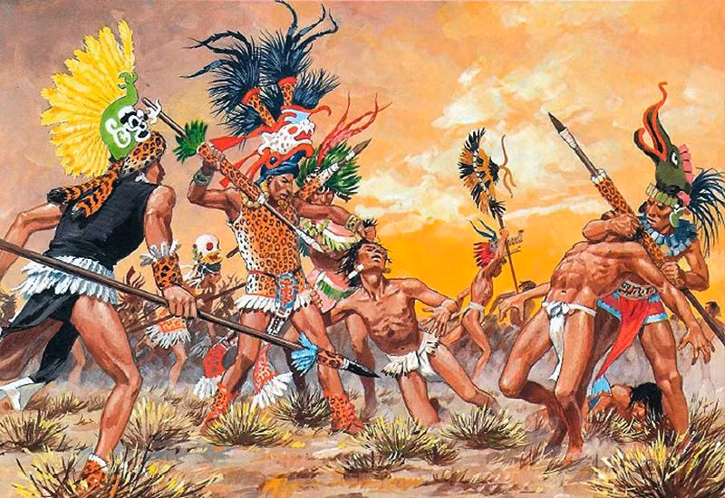 Khác với nhiều nền văn minh khác, người Maya không sử dụng sắt hay thép để rèn vũ khí.