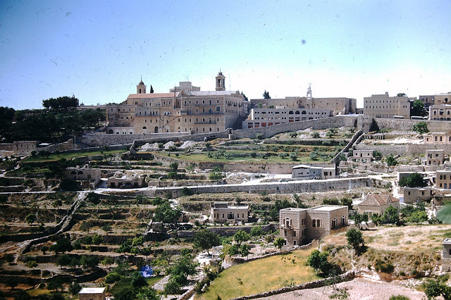 Những tòa nhà cổ kính ở Jerusalem những năm 1950.