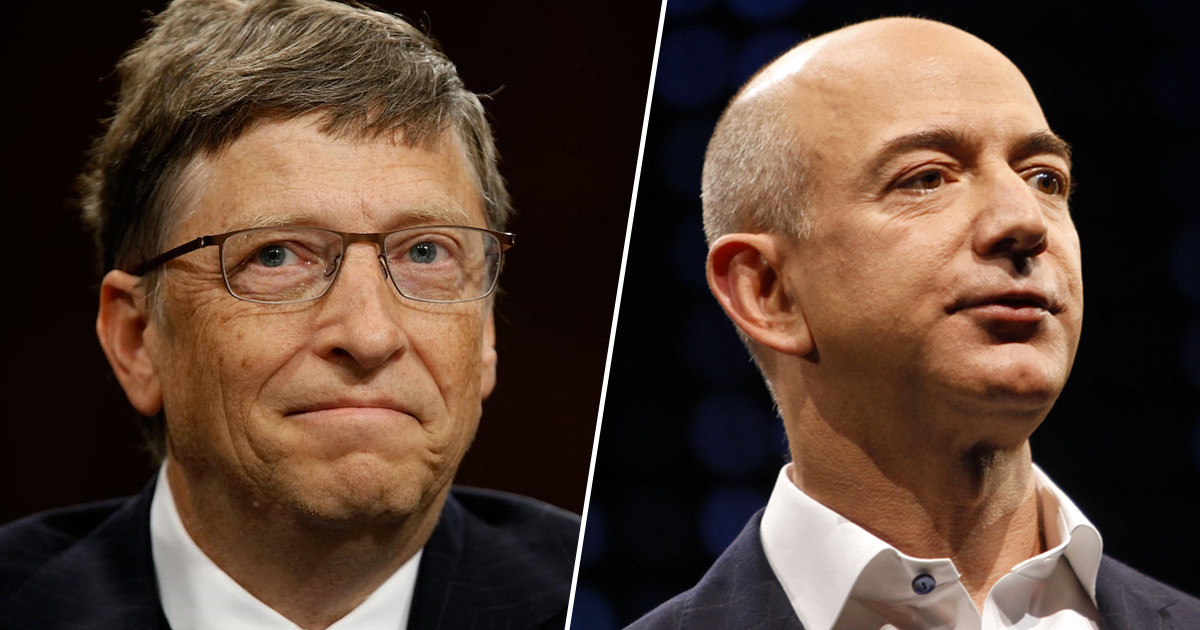Không chỉ giỏi kiếm tiền, tỷ phú Bill Gates và Jeff Bezos đều nổi tiếng là những người làm từ thiện nhiều nhất thế giới khi quyên góp những khoản tiền lớn làm từ thiện.
