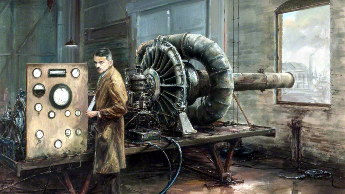 Khi Thế chiến 2 diễn ra, các nhà khoa học làm việc cho chính phủ Anh nghiên cứu và chế tạo máy bay dựa trên thiết kế động cơ phản lực của kỹ sư Whittle.