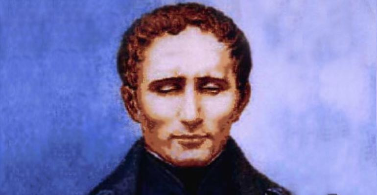 Không giống như Mozart hay Pascal, Louis Braille (1809 - 1852) bị mù từ khi lên 3 tuổi. Sự bất hạnh này thôi thúc ông tìm cách đọc và viết cũng như giúp đỡ những người có hoàn cảnh giống mình.
