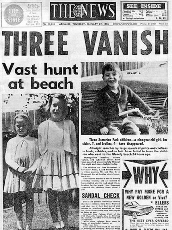 Vào ngày 26/1/1966, Jane như thường lệ bắt xe bus đưa 2 em ra bãi biển Glenelg để tắm. Ba chị em sẽ về nhà trước 12h trưa.