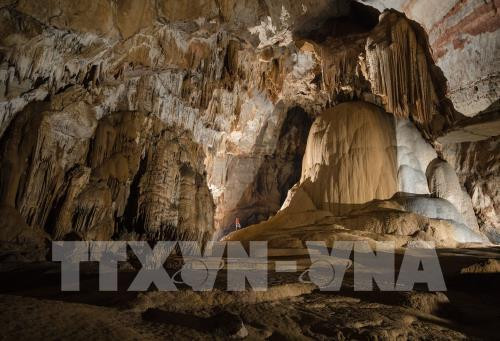 Năm 2011, Tập Đoàn Trường Thịnh đầu tư và đưa Khu du lịch sinh thái Động Thiên Đường vào hoạt động. Ảnh: TTXVN phát