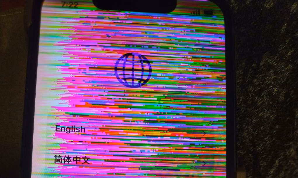 Ngoài các lỗi dãn trắng màn hình thì "màn hình cầu vồng" là một "đặc sản" khiến người dùng nhớ đến nhiều nhất ở dòng sản phẩm này.