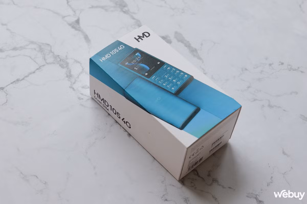 Dù mang thương hiệu mới, HDM 105 vẫn giữ nguyên phong cách thiết kế và tính năng của những mẫu điện thoại Nokia kinh điển, nhưng đi kèm nhiều cải tiến đáng chú ý để phù hợp với xu hướng hiện đại. Ảnh: Webuy