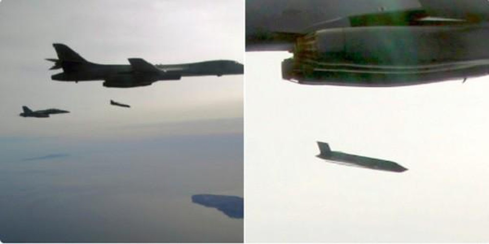 "Trong nhiệm vụ huấn luyện này, kíp chiến đấu tập trung vào vai trò tương lai của máy bay ném bom B-1B Lancer trong việc chống lại các mối đe dọa trên biển".