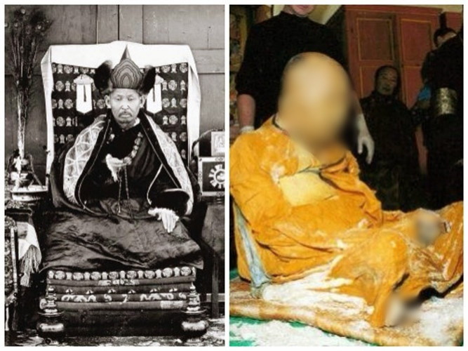 Trong suốt nhiều năm, xác ướp Lạt Ma Dashi-Dorzho Itigilov được bảo quản trong quan tài kính đặc biệt nằm ở tầng hai của tu viện. Khi nhìn vào xác ướp này, một số Phật tử tin rằng, Lạt Ma Dashi-Dorzho Itigilov còn sống và đang trong trạng thái thiền sâu.